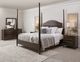 Pulaski™ Asher Park Piano Brown Queen Poster Bed -1