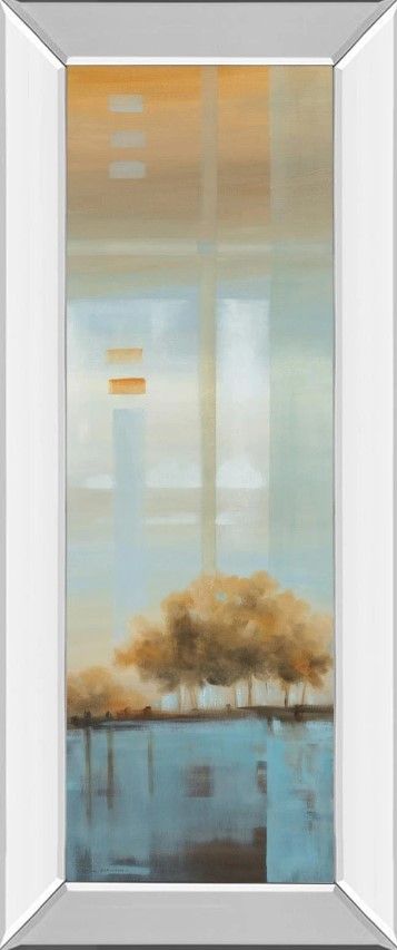 Classy Art Window on the Word l by Carol Robinson Mirror Framed Wall Art-0
