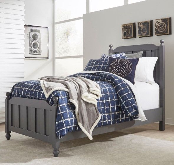 Liberty Furniture Cottage View Dark Gray Youth Twin Panel Bed-1