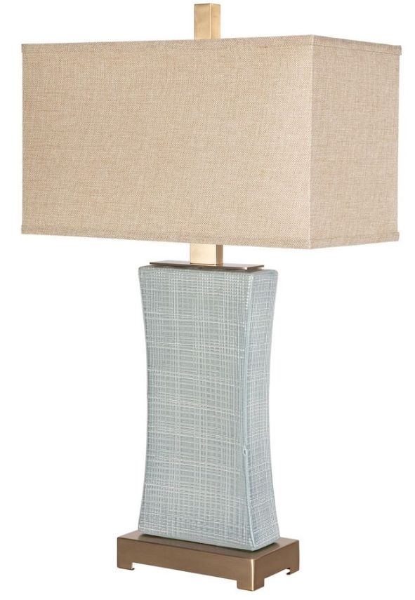 Uttermost® Cantarana Pale Blue Gray Table Lamp-3