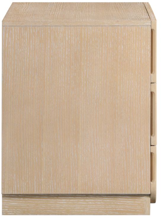 Meridian Furniture Scallop Natural Nightstand-2