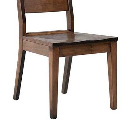 Country View Woodworking Customizable MIYW Dining Side Chair with Brown Frame-1