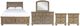 New Classic® Home Furnishings Allegra 5-Piece Pewter Queen Sleigh Storage Bedroom Set with Two Nightstands-0