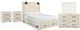 Signature Design by Ashley® Cambeck 5-Piece Whitewash Queen Panel Bed Set-0