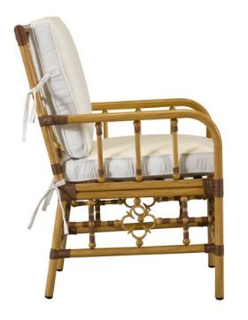 Lane Venture® Celerie Kemble Raffia Dining Arm Chair-1