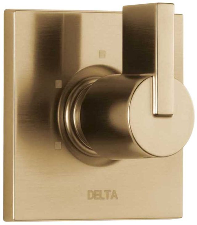 Delta Vero® Champagne Bronze 3-Setting 2-Port Diverter Trim-0