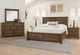Artisan & Post by Vaughan-Bassett Cool Rustic Mink California King Storage Plank Bed-1