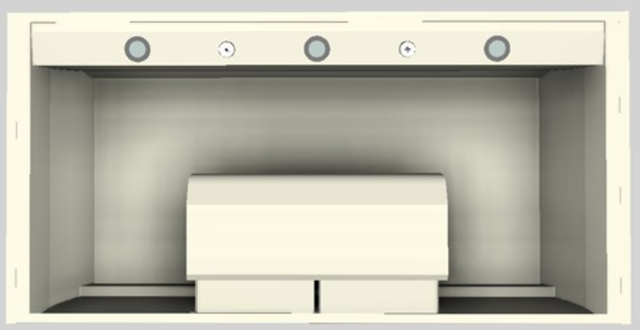 Vent-A-Hood® Designer Series 48" Biscuit Wall Mounted Range Hood-3