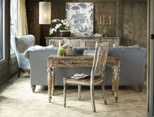 Hooker® Furniture Chatelet Caramel Froth Writing Desk-1