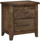 Homelegance® Jerrick Burnished Brown Nightstand-0