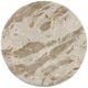 Dovetail Furniture Layna Beige Side Table with Natural Base-3