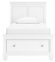 Signature Design by Ashley® Fortman White Twin Panel Storage Bed-1