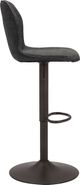 Zuo® Modern Vital Dark Bronze/Vintage Black Bar Stool-2