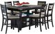 Jofran Inc. Altamonte 7-Piece Dark Charcoal Counter Height Dining Table Set-0