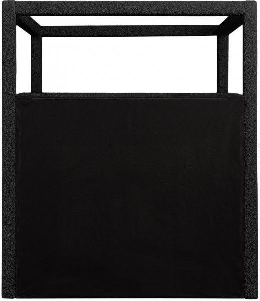 Meridian Furniture Eden Black King Upholstered Canopy Bed-3