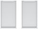Broil King® Stainless Steel Rear Panel for Corner Cabinet-1