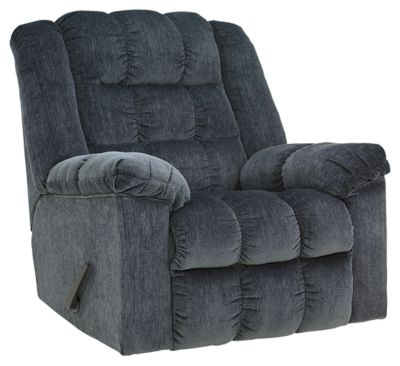Signature Design by Ashley® Ludden Blue Rocker Recliner-0