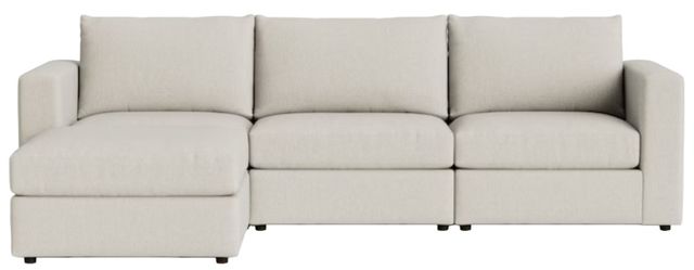 Bassett® Furniture Customizable Beckham 4-Piece Track Arm Modular Sectional -1