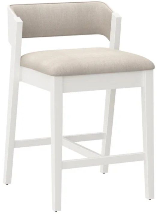 HH2 Home Dresden Beige/White Counter Stool-0