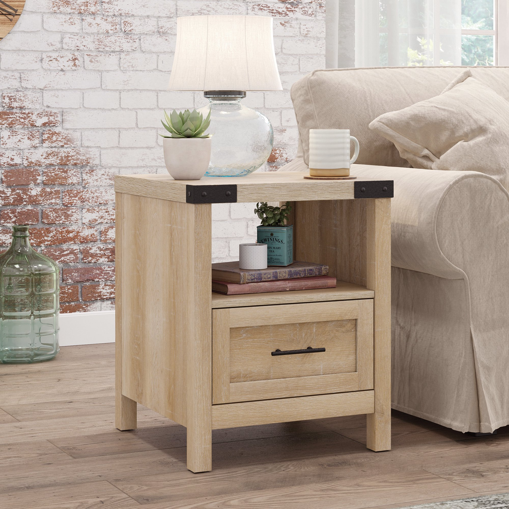 Sauder® Bridge Acre® Orchard Oak™ Side Table | Big Sandy