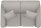 La-Z-Boy® Bennett duo® Stone Power Reclining Loveseat-4