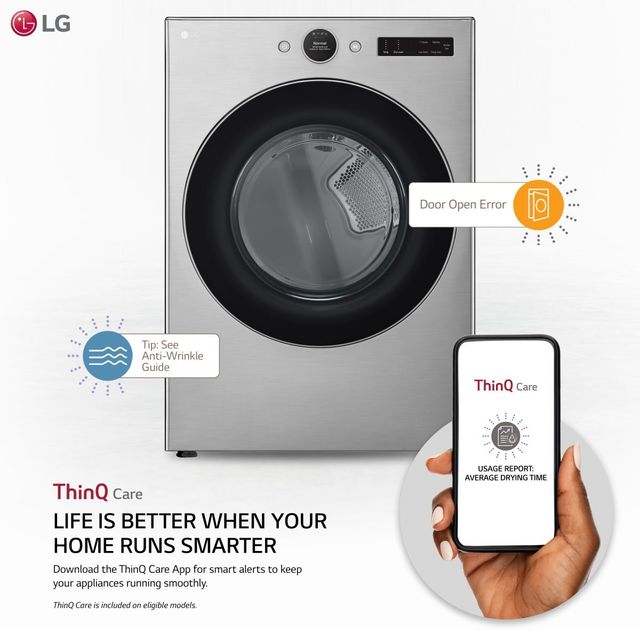 LG Graphite Steel Front Load Laundry Pair-13