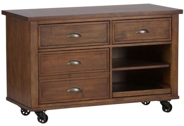 Liberty Furniture Arlington House Cobblestone Brown Credenza-0