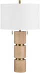 Crestview Collection Evander Brown Marble Table Lamp-0