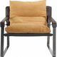 Moe's Home Collection Connor Matte Yellow Club Chair-1