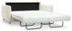Luonto® Furniture Jamie White Queen Jumbo Loveseat Sleeper-0