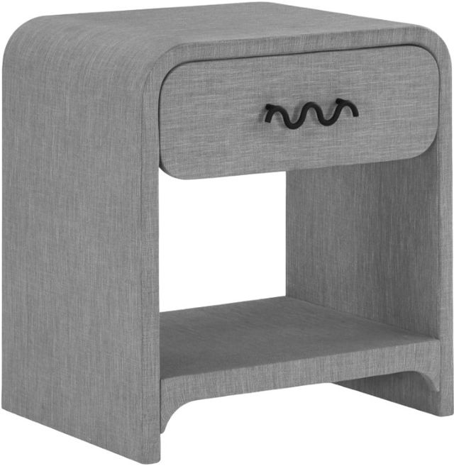 Meridian Furniture Medley Gray Nightstand-0