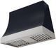 AGA Marquee 36" Black Wall Mounted Range Hood with Brushed Nickel Trim-0