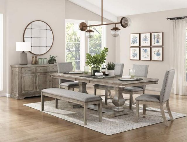 Homelegance® Southlake Brownish Gray/Light Gray Dining Bench-3