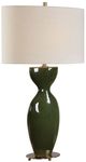 Uttermost® Curhan Moss Green Glaze Table Lamp-0