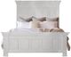 International Furniture Direct Terra Vintage White California King Panel Bed-3