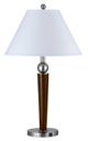 Cal® Lighting & Accessories Brushed Steel Desk Lamp-0