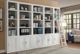 Parker House® Catalina 6-Piece Cottage White Library Wall with Ladder-1