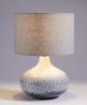 Giftcraft Gray Porcelain Lamp-1