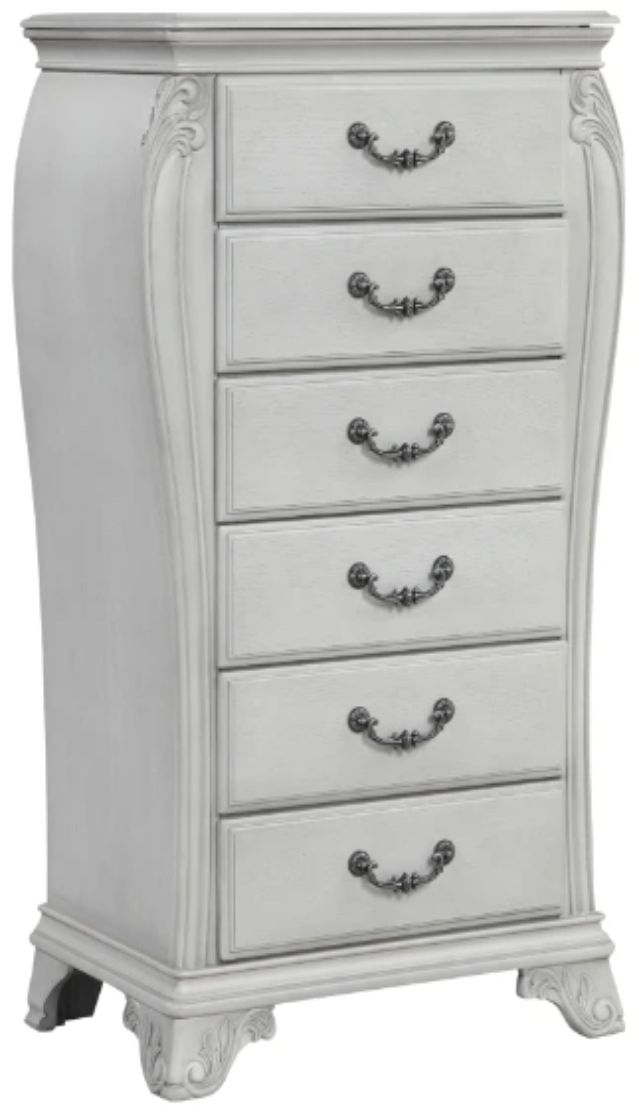 New Classic® Home Furnishings Cambria Hills Mist Gray Jewerly Chest-0