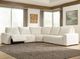 Signature Design by Ashley® East Loft 5-Piece Chai Power Reclining Curved Sectional-1