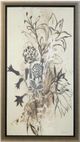 Stylecraft Brooding Bouquet Dark Gray/Gray/White Wall Art -0