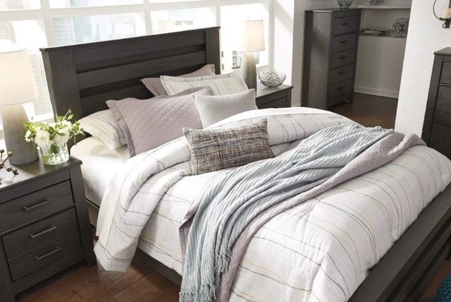 Signature Design by Ashley® Brinxton Charcoal King/California King Panel Headboard-1