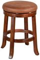 Sunny Designs™ Carriage House Dark Walnut Swivel Stool-0