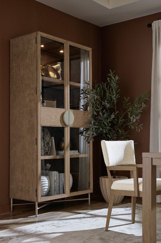Hooker® Furniture Sonnet Wren Display Cabinet-4
