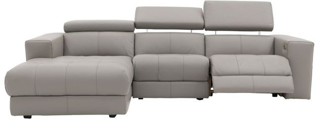 Fornirama 3340 3-Piece Reclining Sectional Set with Adjustable Headrest-0