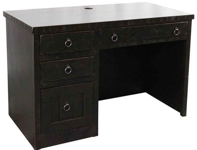 American Heartland Manufacturing Rustic Single Pedestal Desk-0
