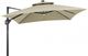 Furniture of America® Aurora Beige Aluminum/Polyester Fabric Outdoor Patio Umbrella with LED-0