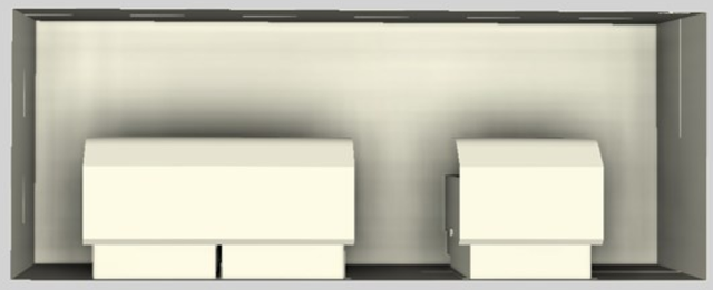 Vent-A-Hood® 54" Biscuit Contemporary Wall Mounted Range Hood-3