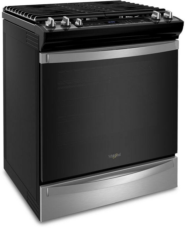 Whirlpool® 30" Stainless Steel 7-in-1 Air Fry Oven Slide In Gas Range-1