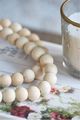 A & B Home Dia Beige Pine Sphere Beads Decorative Object-5